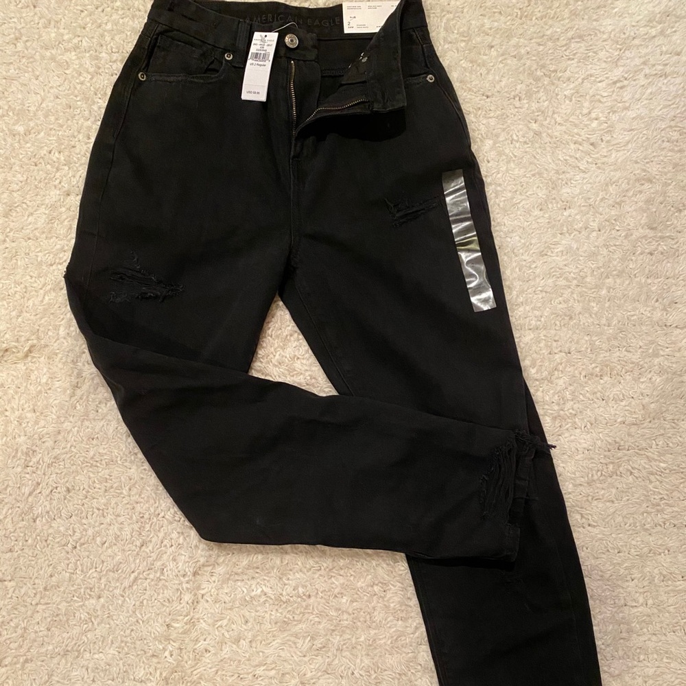 american eagle mom jeans